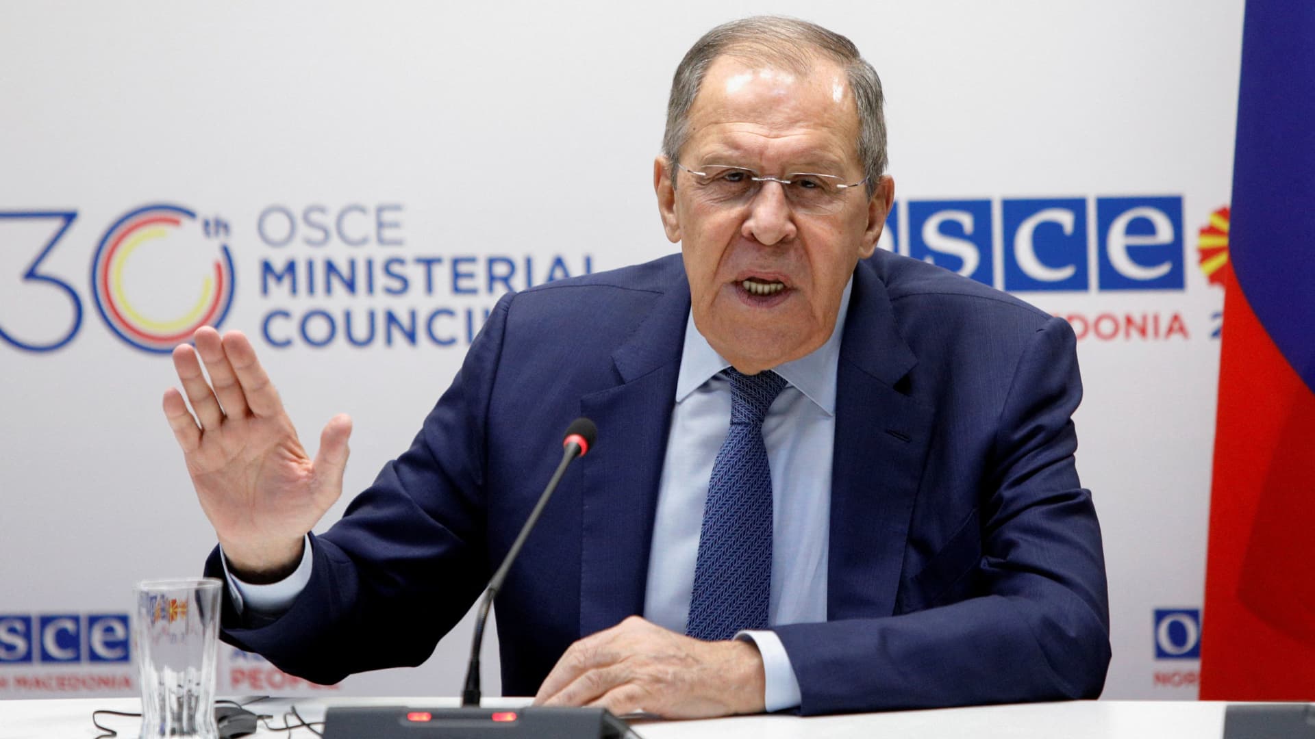 Russia's Lavrov claims the West is shifting strategy on Ukraine