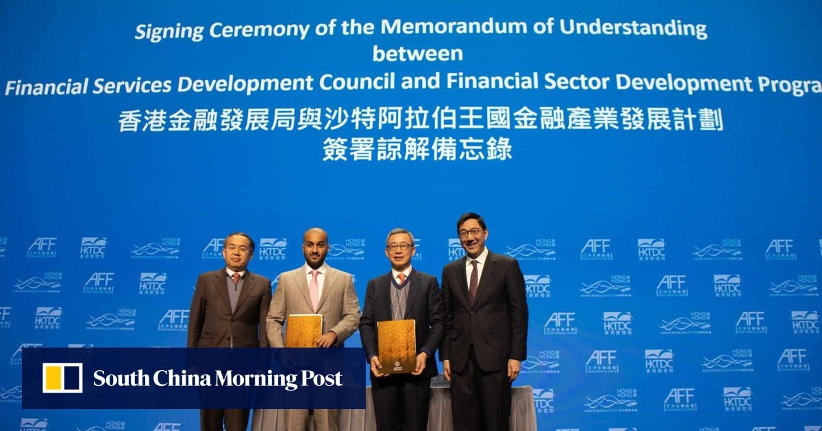 Asian Financial Forum: Hong Kong and Saudi Arabia agree to deepen collaboration between their financial markets on first day of annual event’s 17th edition