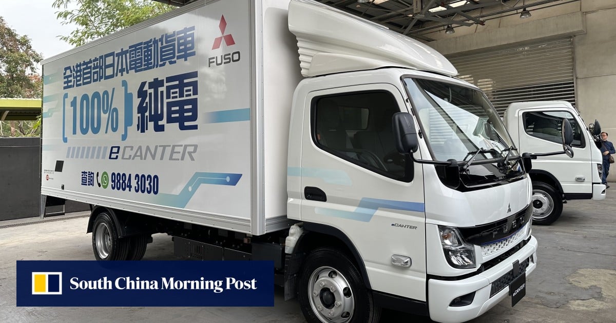 Japan’s Mitsubishi Fuso launches new eCanter electric truck in Hong Kong as part of sustainable transport push