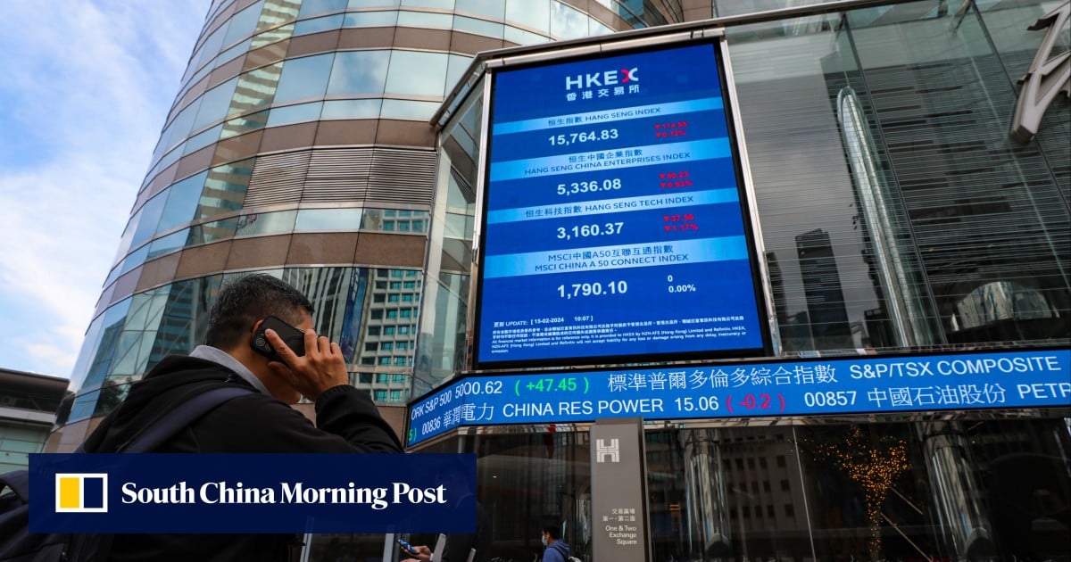 Hong Kong stocks drop for second day as traders await corporate earnings from Baidu, NetEase Li Auto to back up sentiment-driven rebound