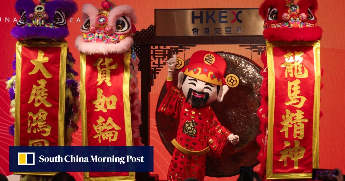 Year of the Dragon bodes well for Hong Kong’s ailing stock market as rate cuts, improving Chinese economy bring hope, finance officials say