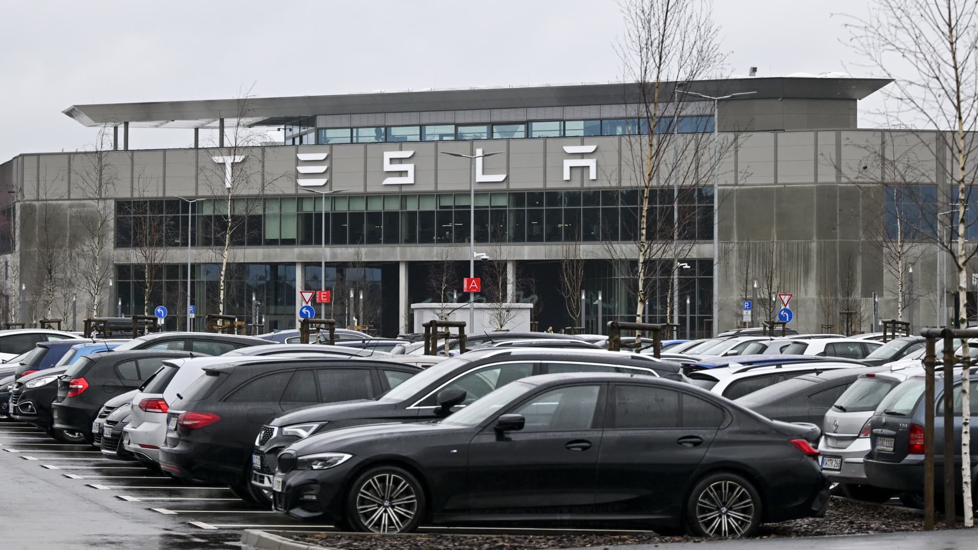 Tesla's Berlin plant halts production after suspected arson attack