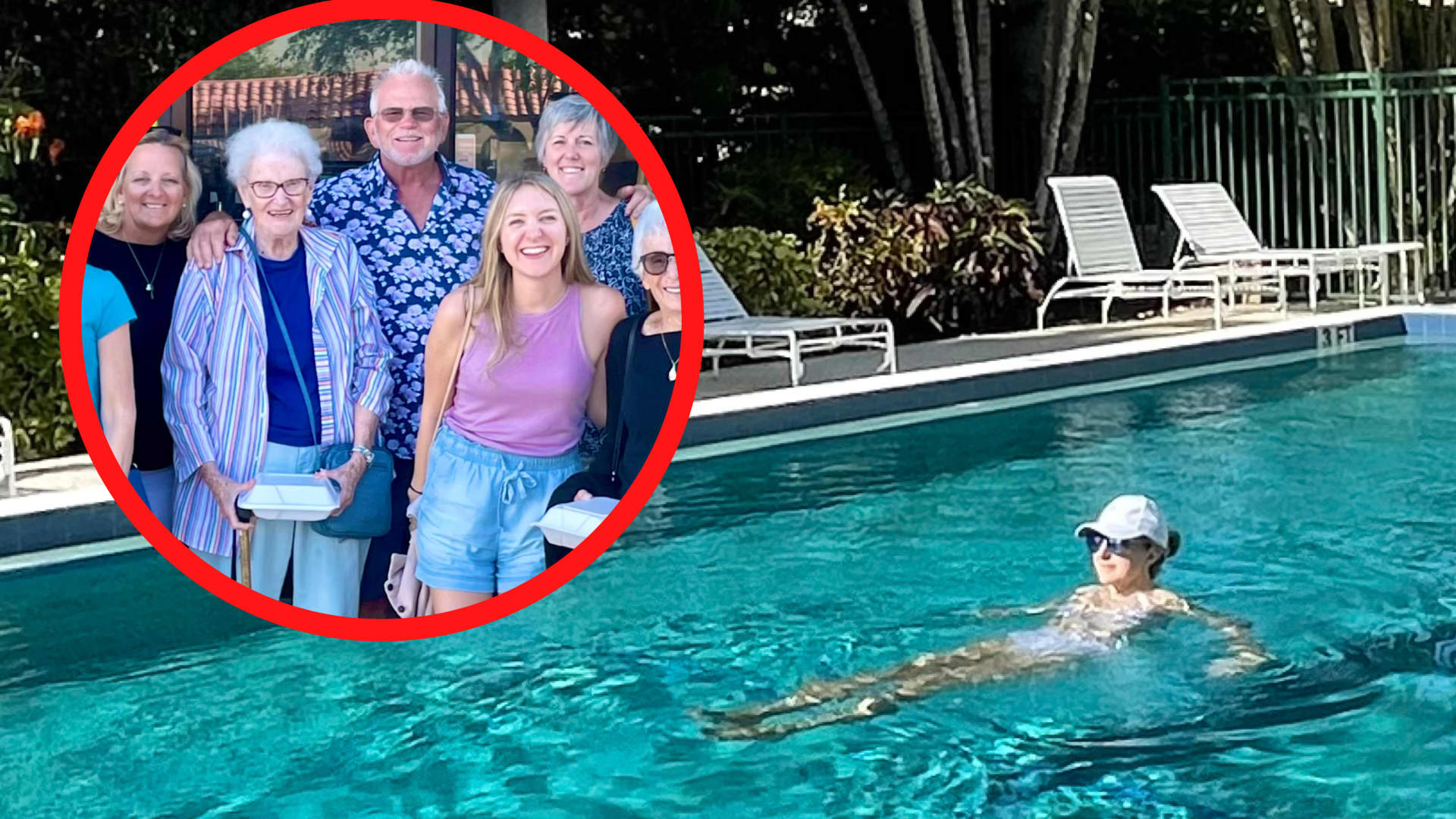 This 32-year-old lives in a retirement community in Florida