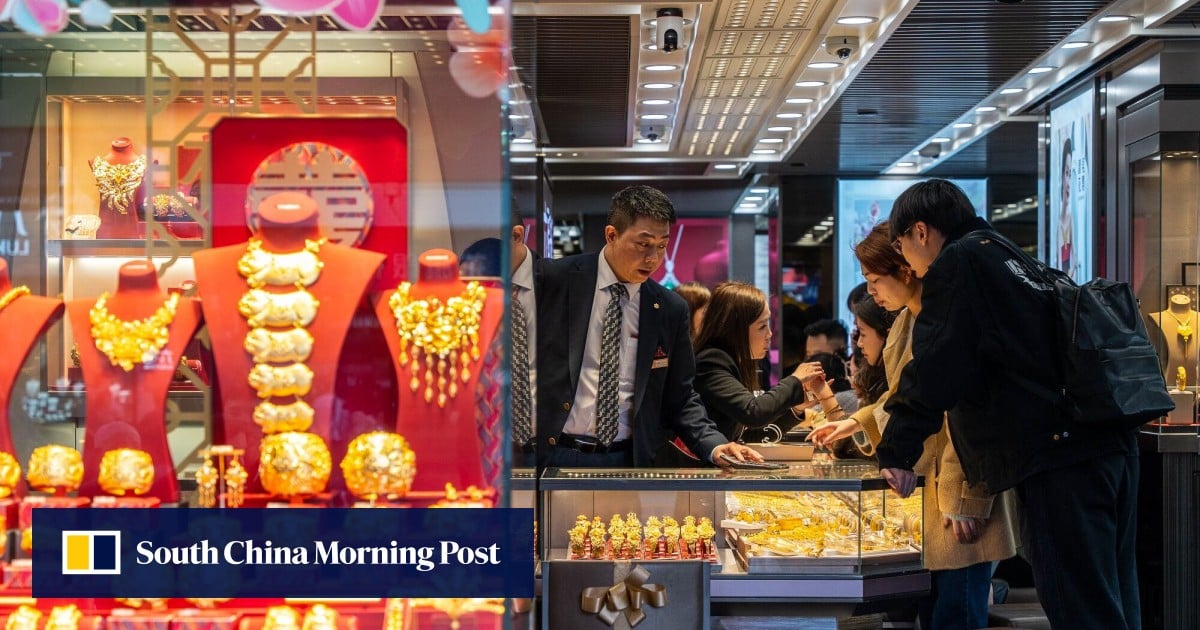 Chinese goldbugs swarm to stocks of miners and jewellers as bullion prices surge on rate cut view and haven demand