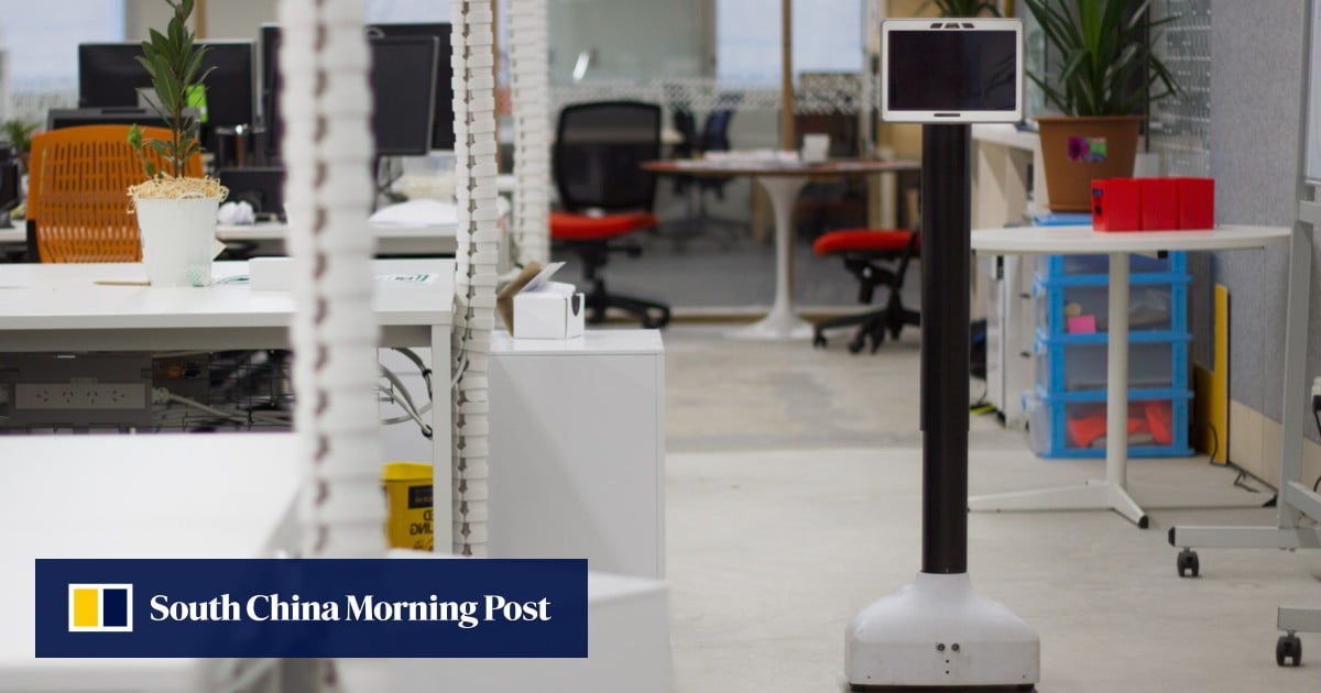 Meet the Australian-designed, Chinese-made video conferencing robot challenging Zoom, Google Meet in the workplace