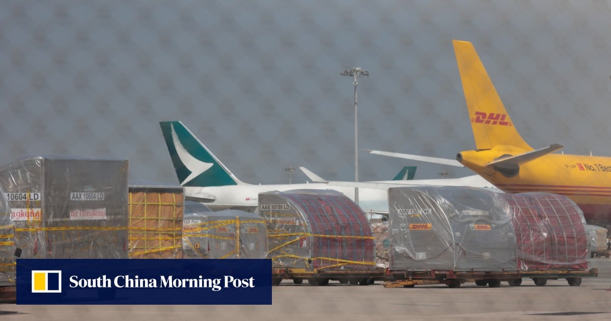 Hong Kong airport keeps top spot as world’s busiest for cargo volumes but still lags pre-pandemic levels