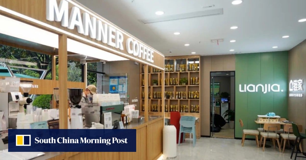 Lianjia, China’s largest real estate brokerage, opens Manner coffee shop in Shanghai outlet to brew up home transactions